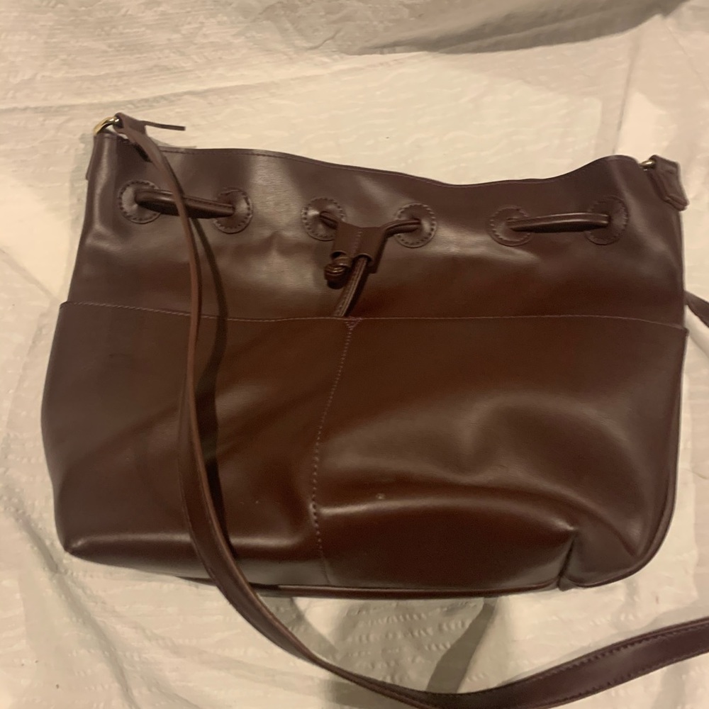 Street Level Hobo Leather Tote!